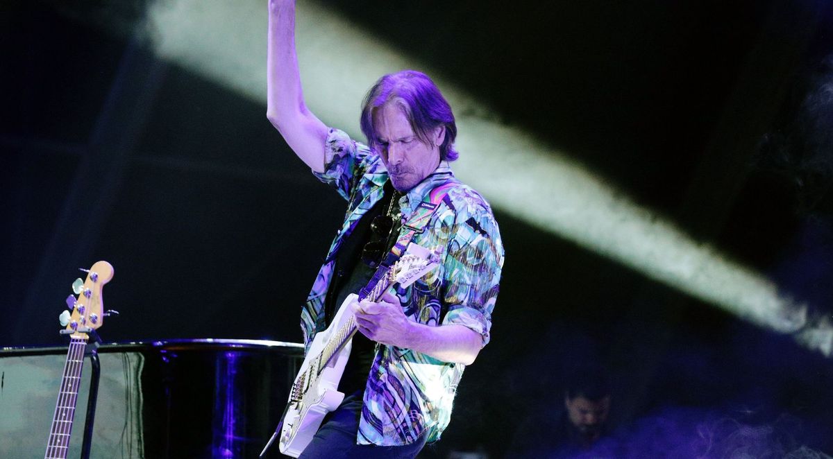 Steve Vai performs live at the 2021 Life Is Beautiful Music &amp; Art Festival on September 17, 2021 in Las Vegas, Nevada