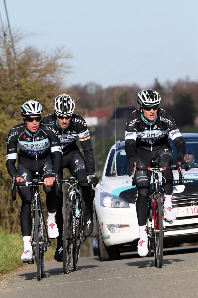 Tom Boonen, Zdenek Stybar and Iljo Keisse