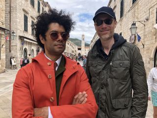 Dubrovnik. Richard Ayoade and Stephen Merchant