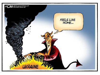 Political cartoon Ukraine