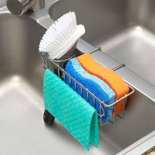 A kitchen sink caddy