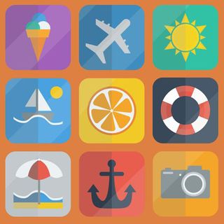 Free travel icons