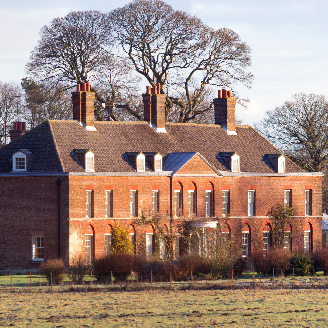 The exterior of Anmer Hall on the Sandringham estate