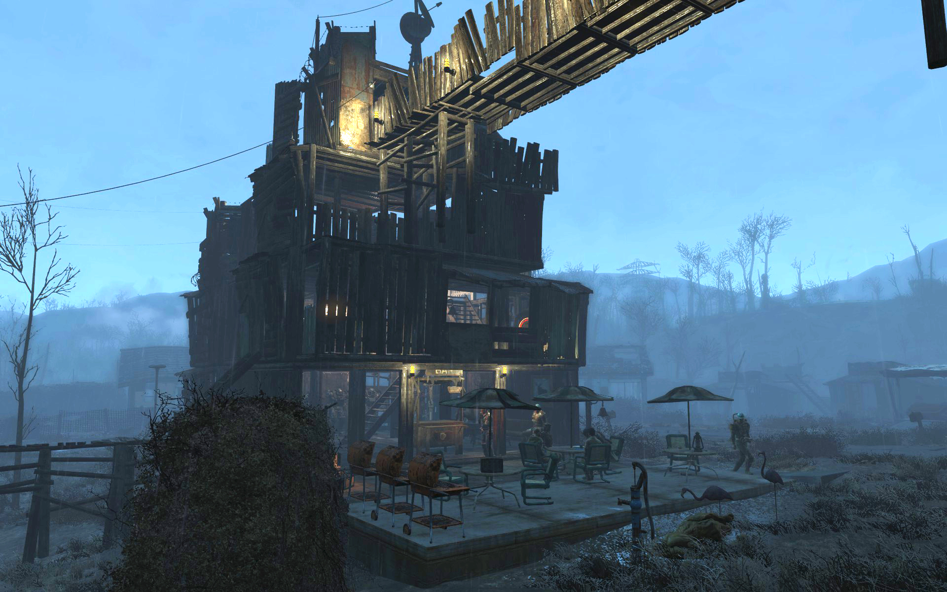 Fallout 4 бетонные дома фото 33