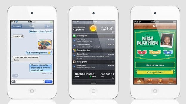 White Apple iPod Touch