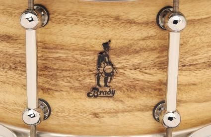Each drum has ten of Brady's custom double-ended pipe lugs.