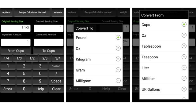 Recipe Calculator