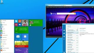 Windows 8 Start menu concept