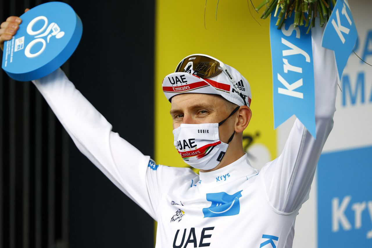 Tour de France 2021 - 108th Edition - 12th stage Saint-Paul-Trois-Chateaux - Nimes 159.4 km - 07/07/2021 - Tadej Pogacar (SLO - UAE Team Emirates) - photo Luca Bettini/BettiniPhoto&Acirc;&copy;2021