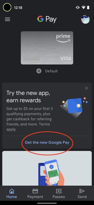 Step 1 Old Google Pay App