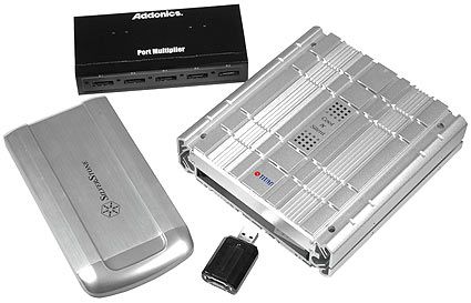 5-in-1 ESATA: Addonics ESATA Port Multiplier (AD5ESAPM-E