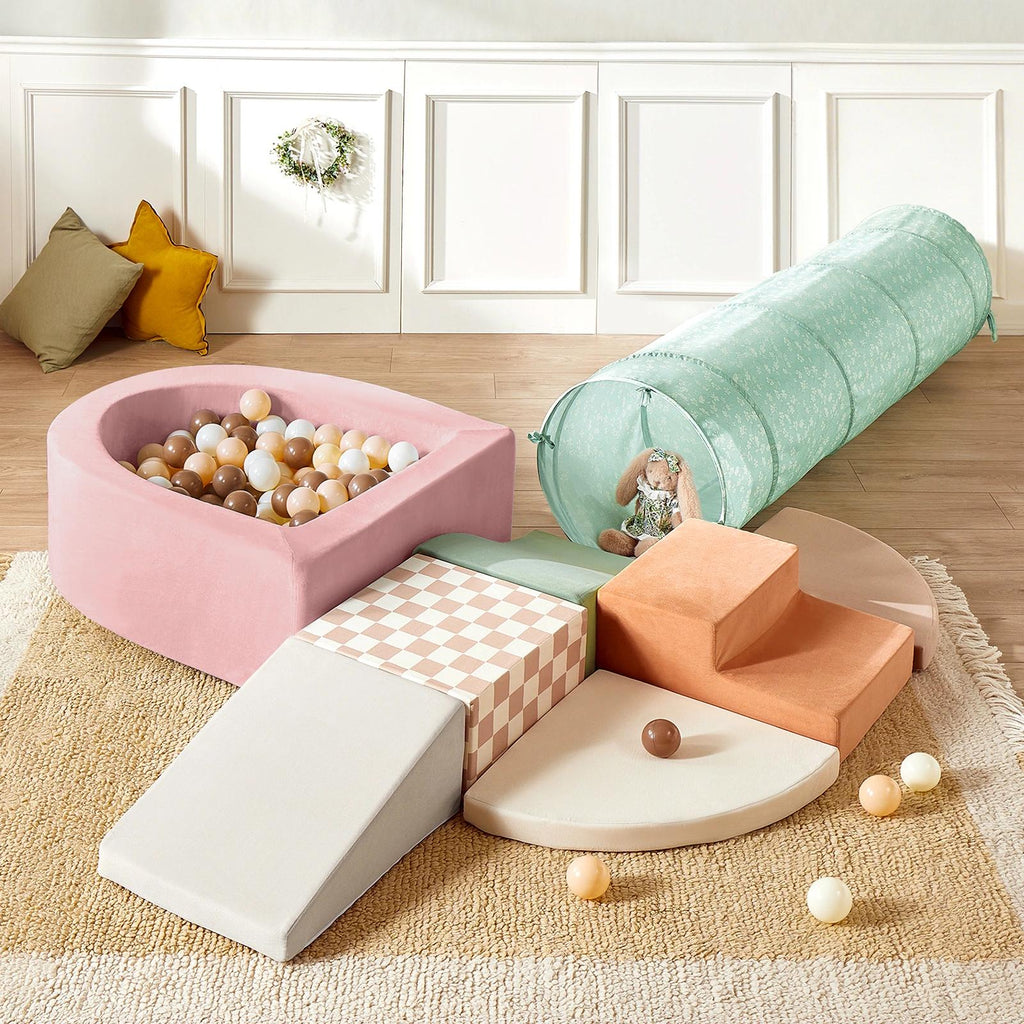 Tiny Land&amp;reg; Playnest Climbing Ball Pit Set With Tunnel