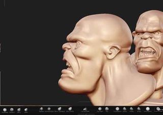 zbrush growly man