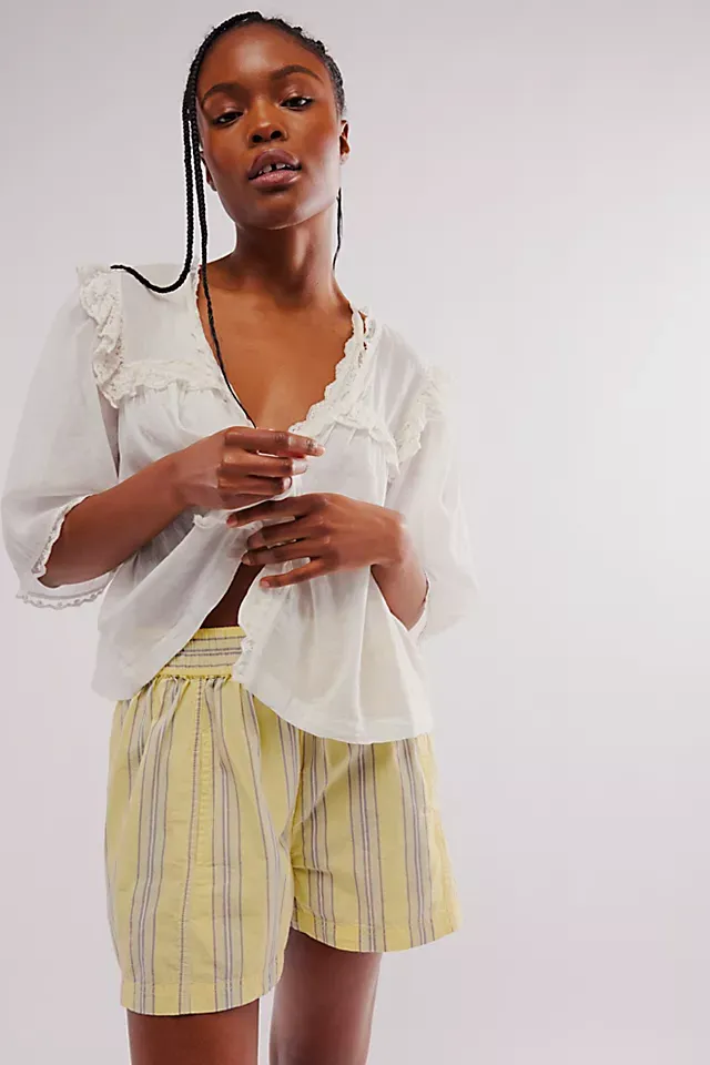 Get Free Striped Pull-On Shorts