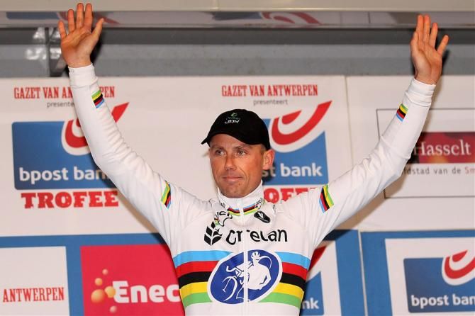 World champion Sven Nys (Crelan-KDL) won the GP Hasselt and remains in the overall lead of the Bpost Bank Trofee series