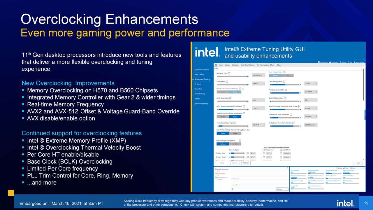 Intel Rocket Lake Overclocking