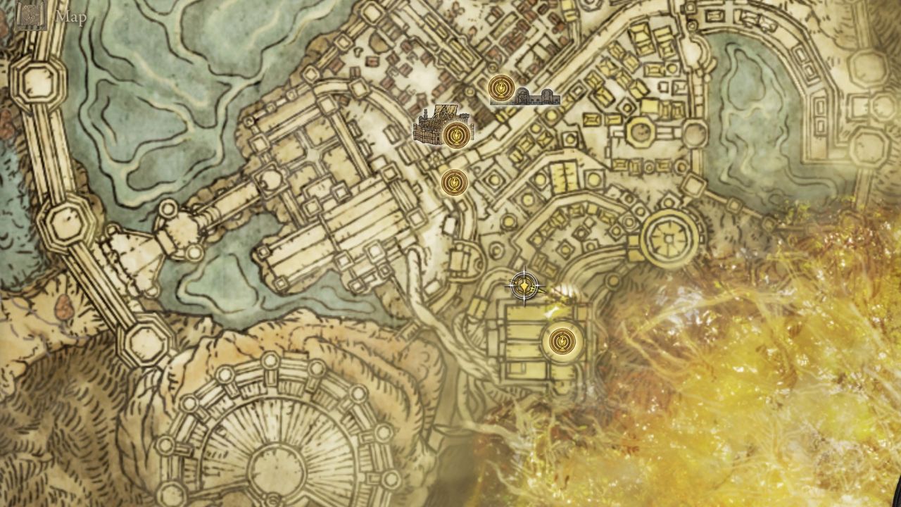 Elden Ring Tarnished Edition - Broken Gold Mask set location