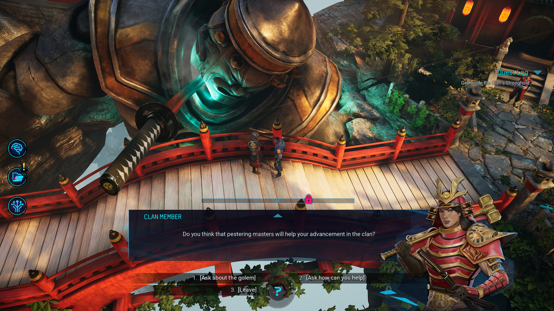 A screenshot from Gamedec