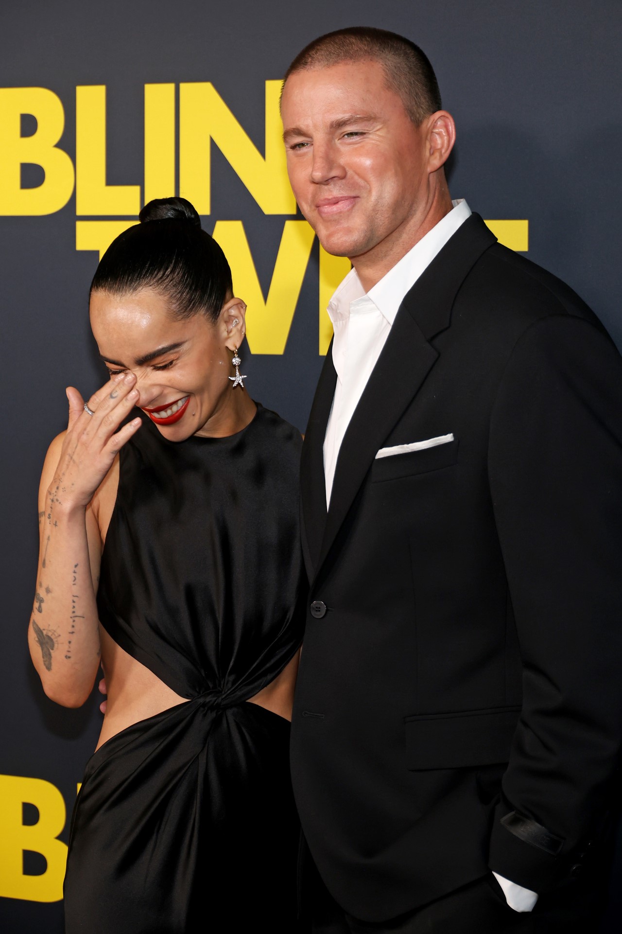 Channing Tatum And Zoë Kravitz Are About To Debut Blink Twice Together, But Their Red Carpet Debut At The Premiere Was An Even Sweeter Milestone