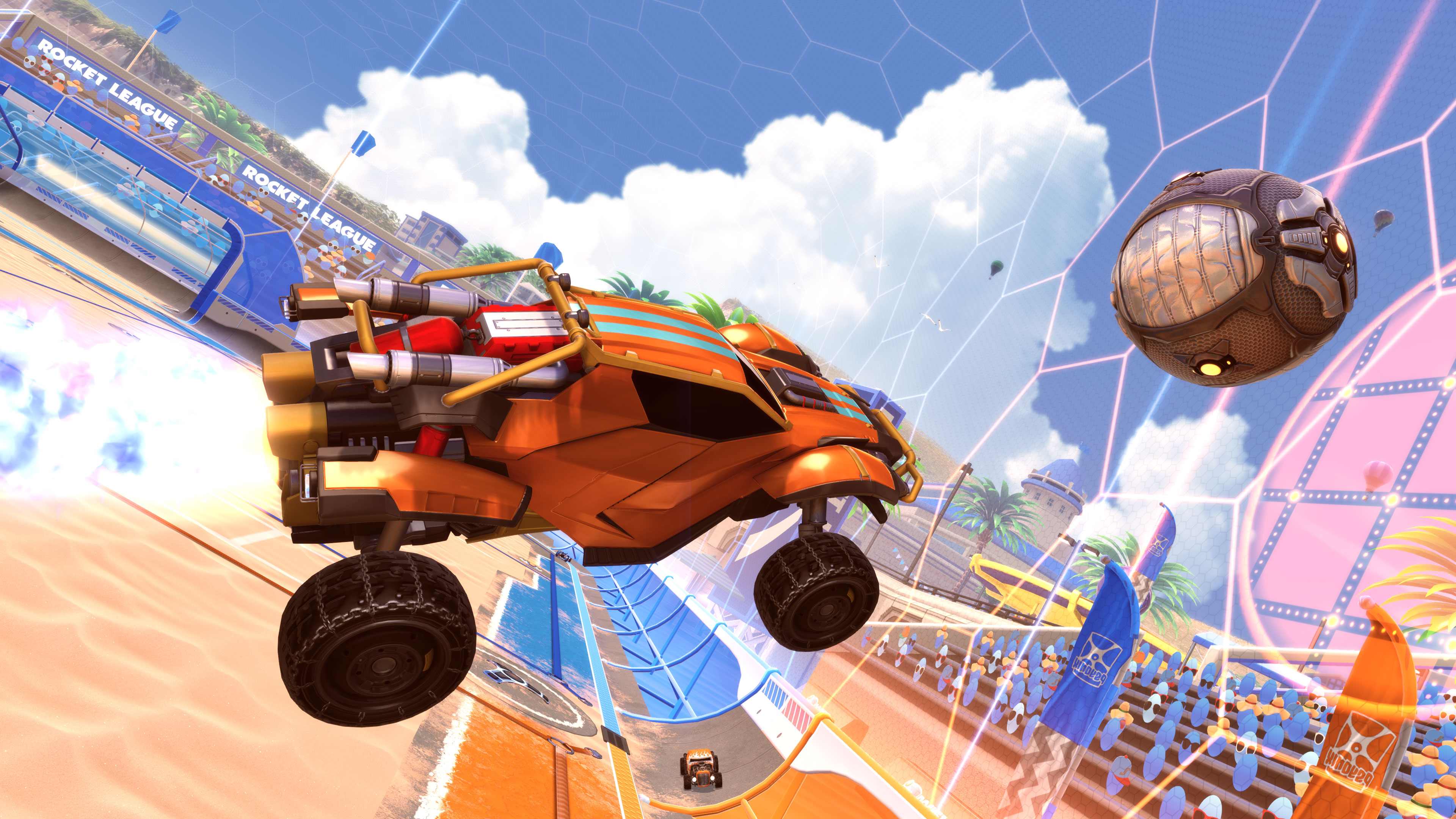 how to play rocket league with xbox and ps4