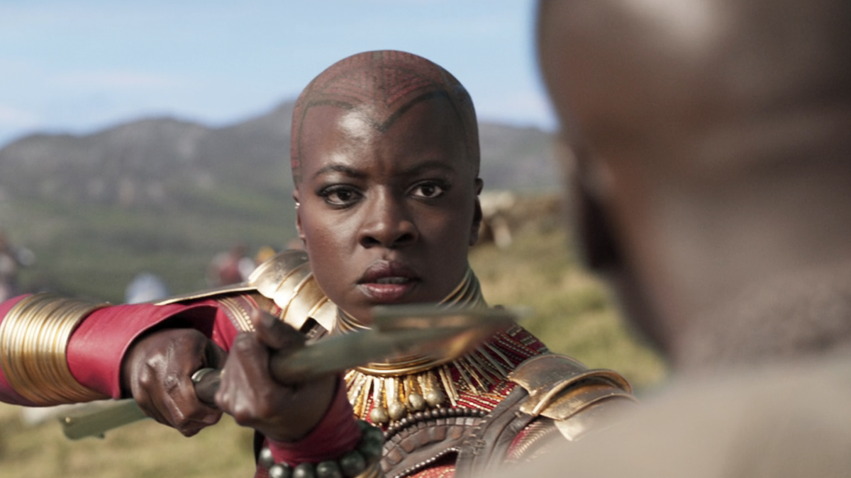 Danai Gurira as Okoye in Black Panther