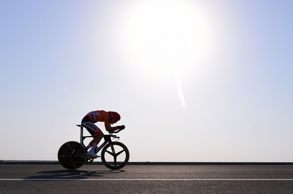 Tom Dumoulin (Netherlands) on the way to 11th