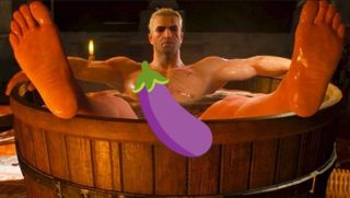 The Witcher 3 bathtub scene