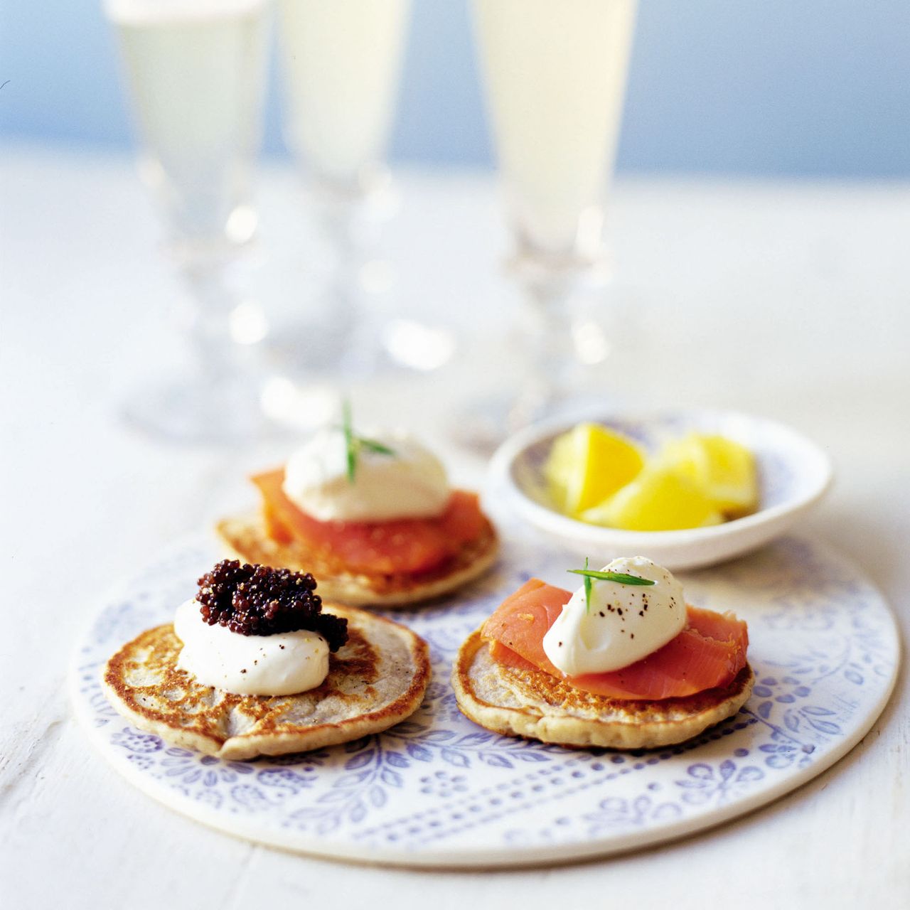 Smoked Salmon and Caviar Blinis Recipe-salmon recipes-recipe ideas-new recipes-woman and home