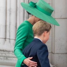 Kate Middleton pictured with her eldest child, Prince George