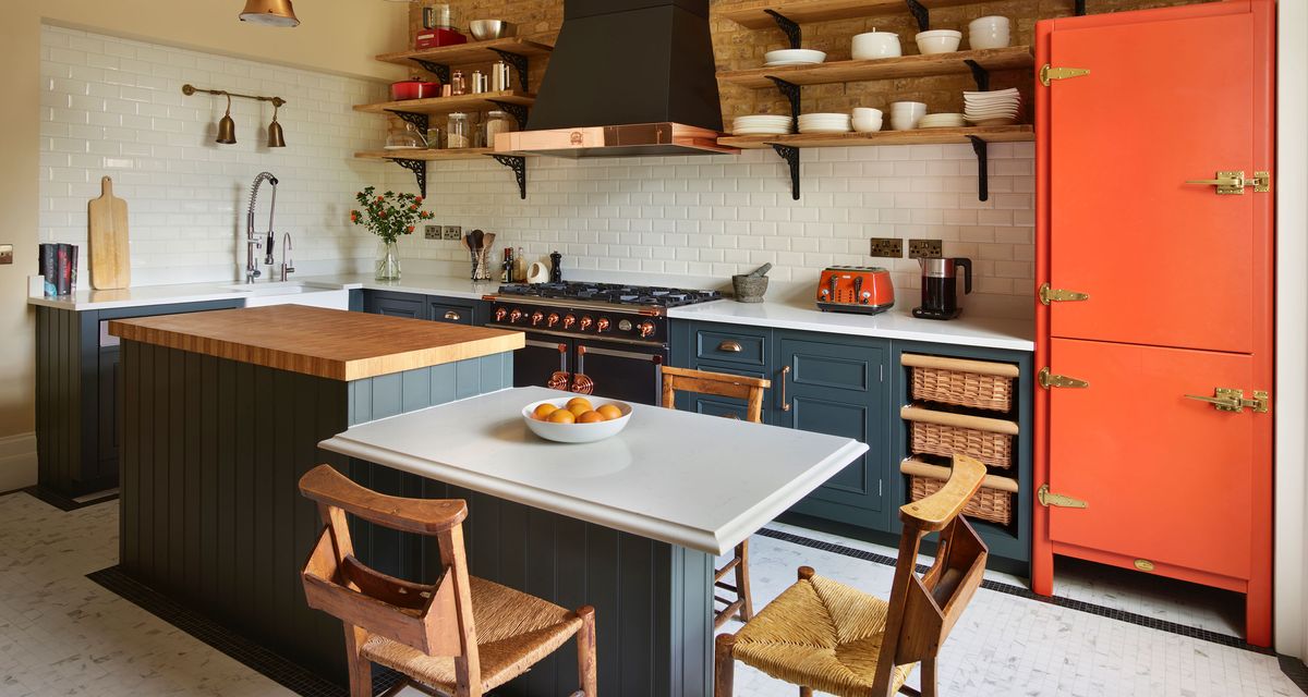 Farmhouse Kitchen Island Ideas Workstations And Breakfast Bars With A Rural Flavor Country Farmhouse Kitchen Island Ideas, Farmhouse Kitchen Island With Storage