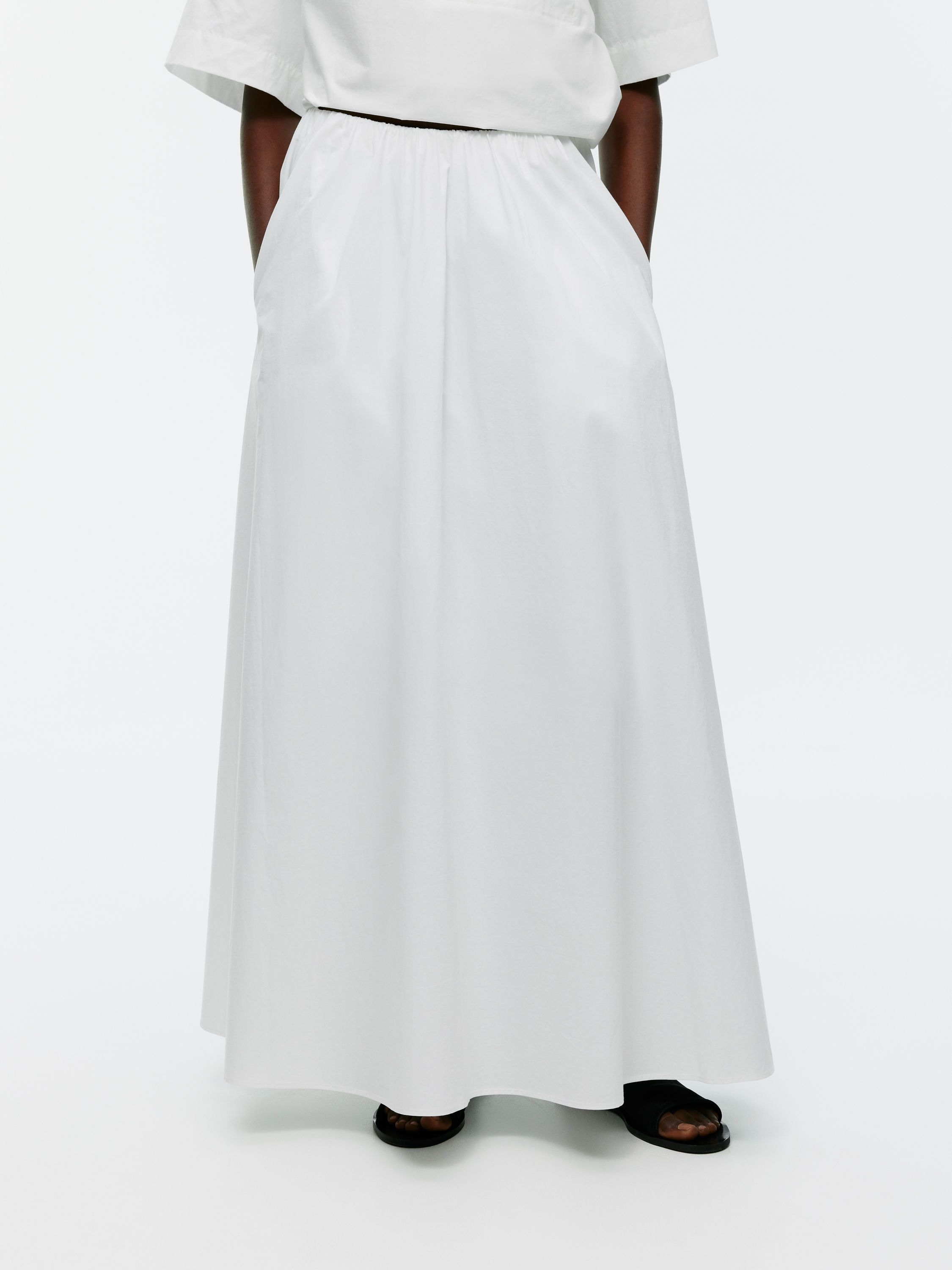 Arket, A-Line Cotton Skirt