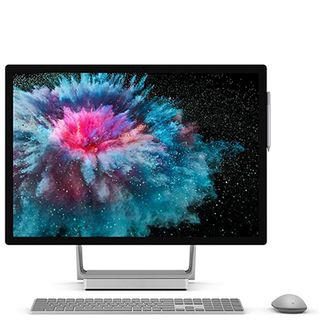 Product shot of Microsoft Surface Studio 2, one of the best video editing computers