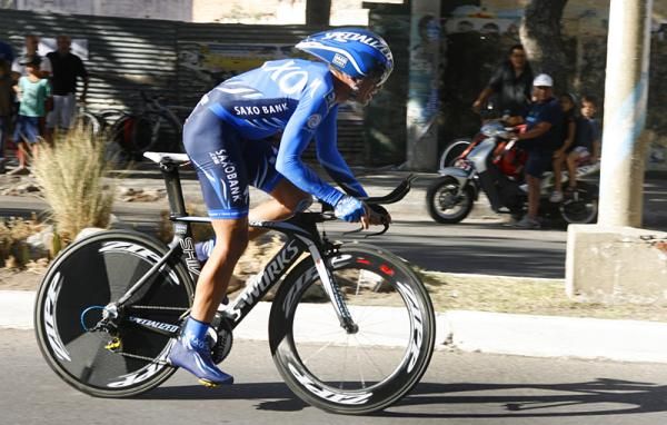 Alberto Contador wound up in sixth, 1:01 behind Leipheimer and dropped to fourth overall