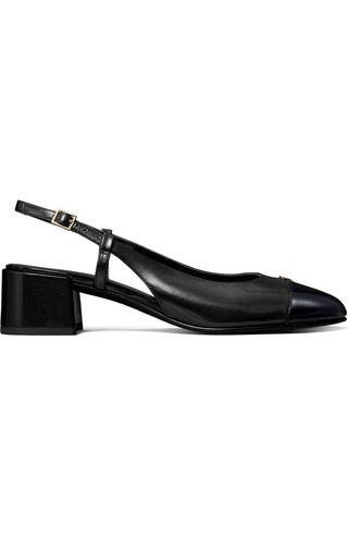 Cap Toe Slingback Pump