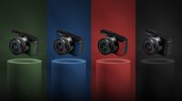 Panasonic Lumix S9 cameras in four different colors next to one another