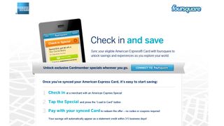 American Express teams us with Foursquare in UK