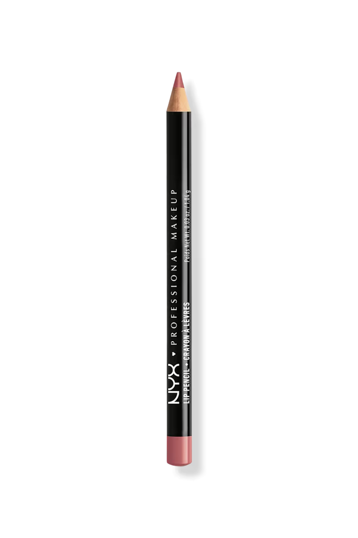 A NYX Professional Makeup lip liner pencil.