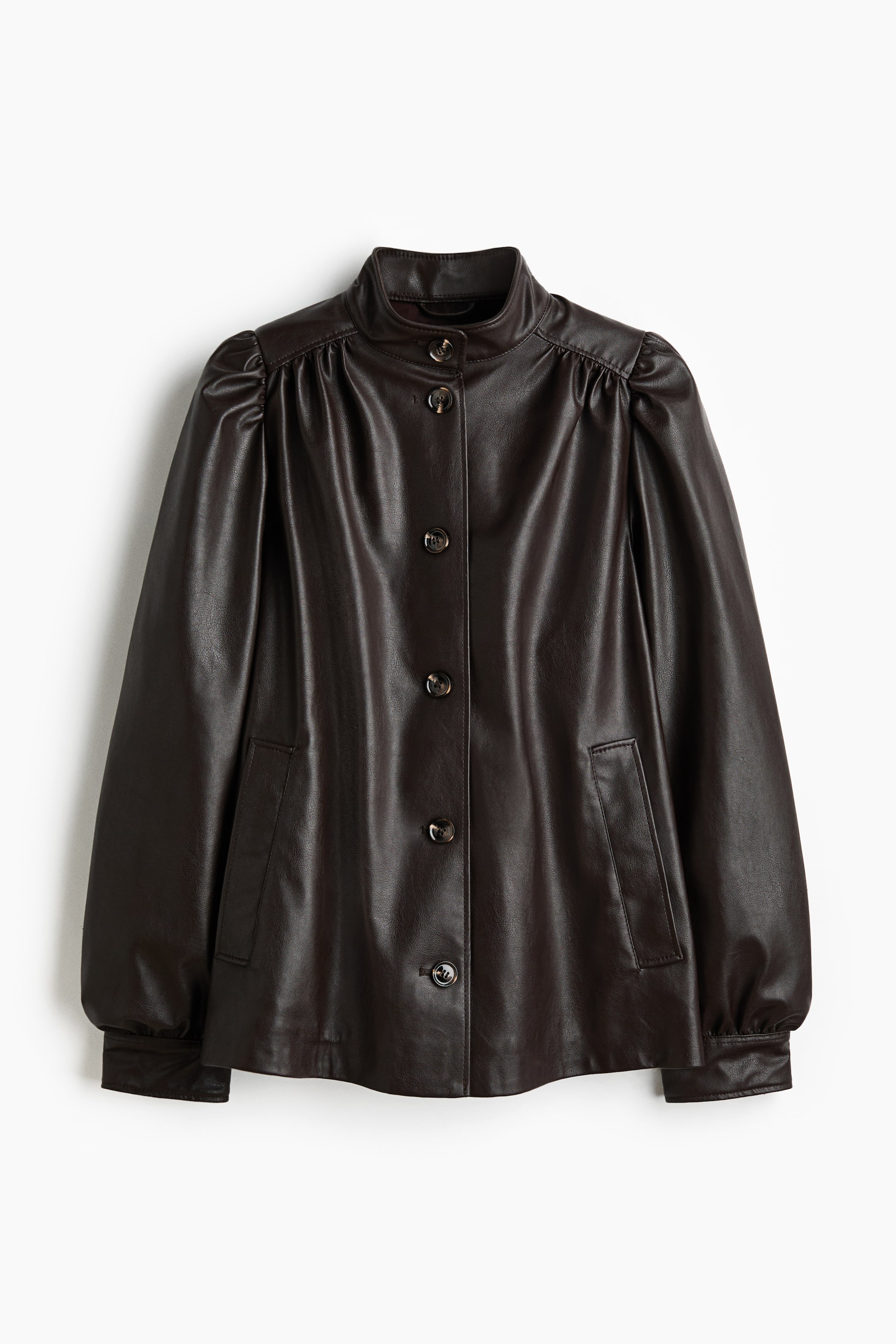Coated Jacket - Dark Brown