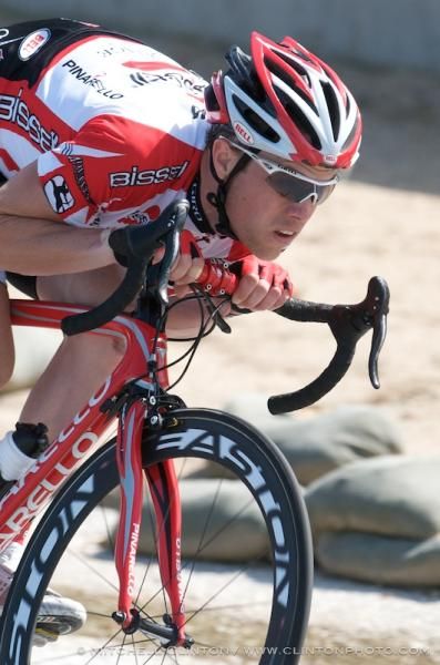 Rob Britton (Bissell) getting aero