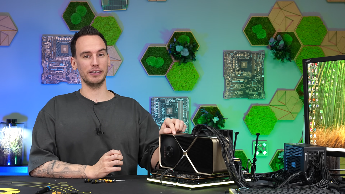 Unreleased RTX Titan Ada prototype gets taken apart to reveal complex internal design and assembly — Nvidia's mythical GPU is engineered to the max with dual 12VHPWR connectors
