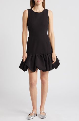 Bubble Hem Sleeveless Dress