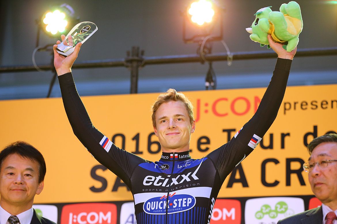 Petr Vakoc won the time trial