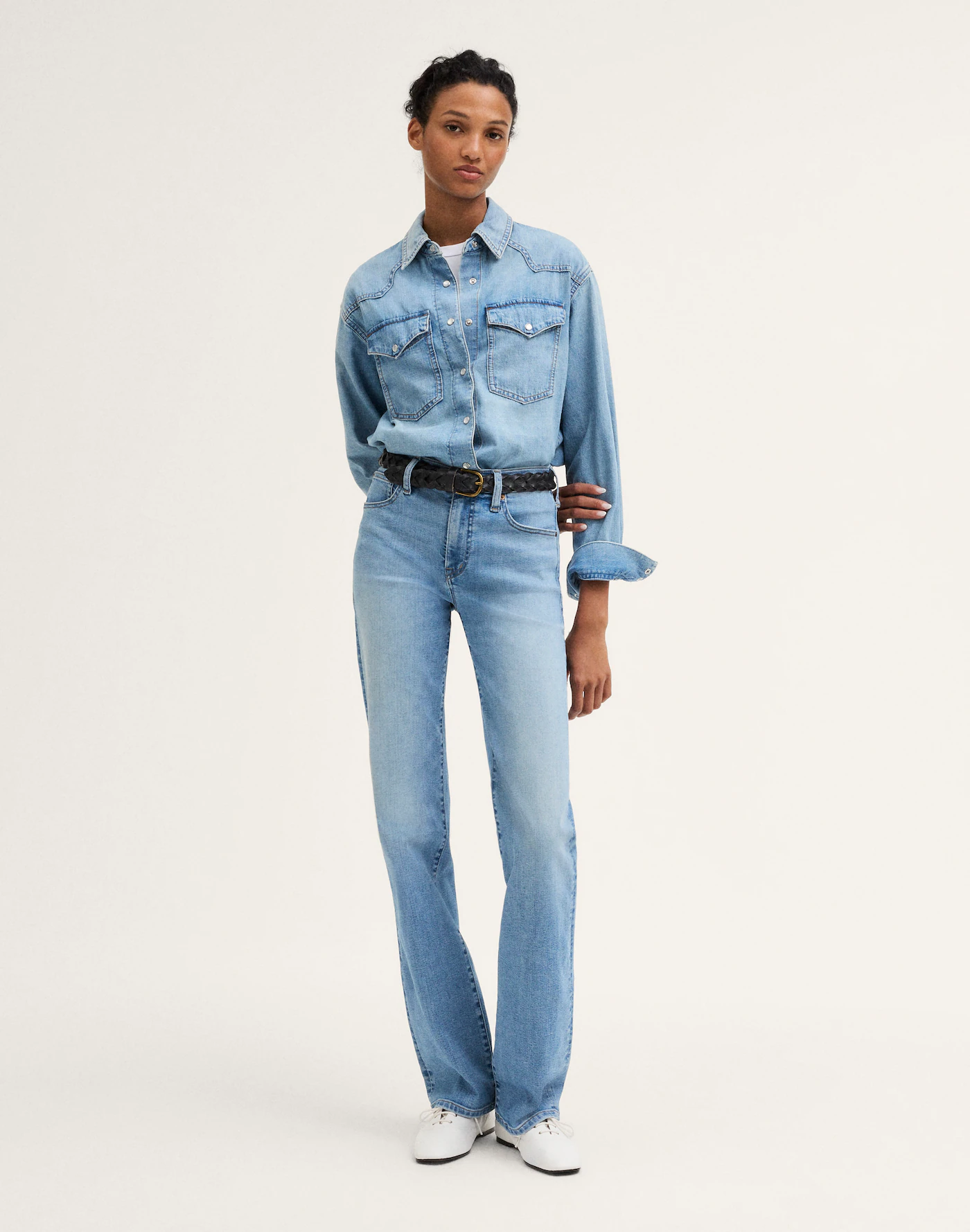 The Straight Jean in Super Stretch Denim