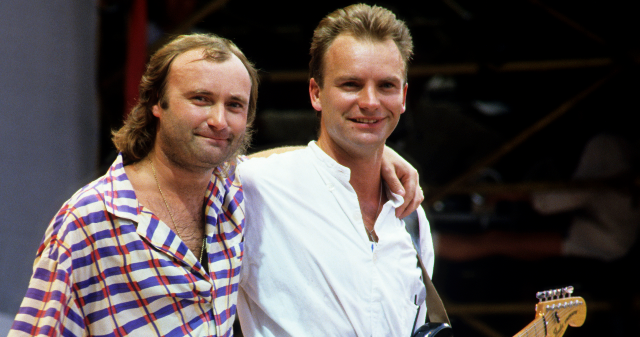 Phil Collins and Sting