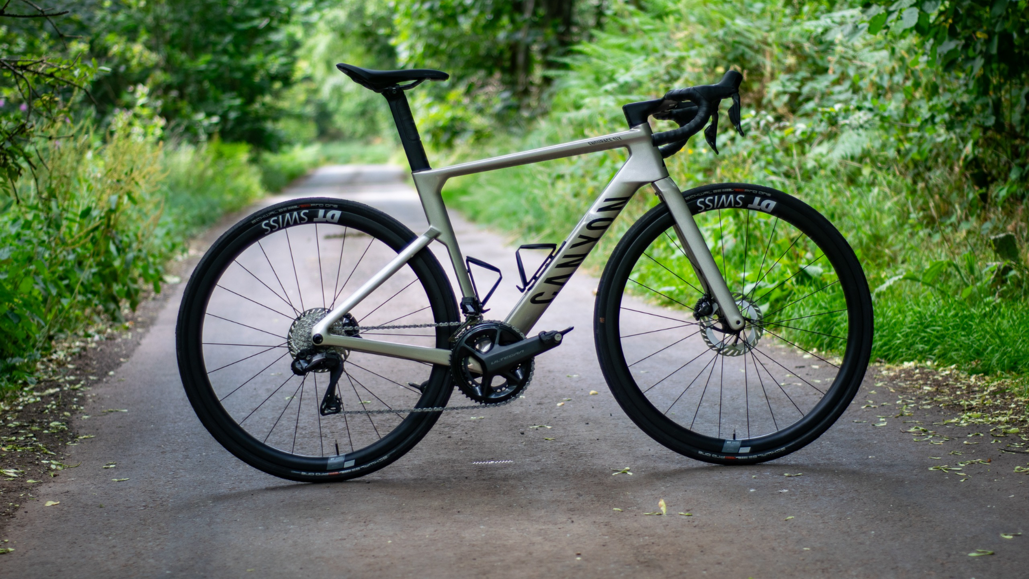 A Canyon Endurace CF SLX in a lane