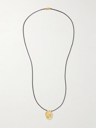 Aesop Gold-Plated and Cord Necklace