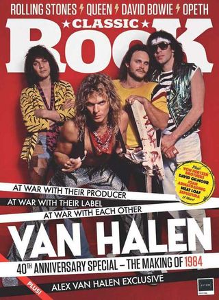 The cover of Classic Rock 334 featuring Van Halen