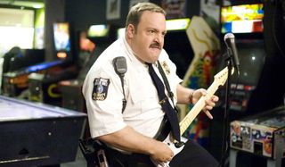 Paul Blart: Mall Cop Kevin James jams out on Guitar Hero