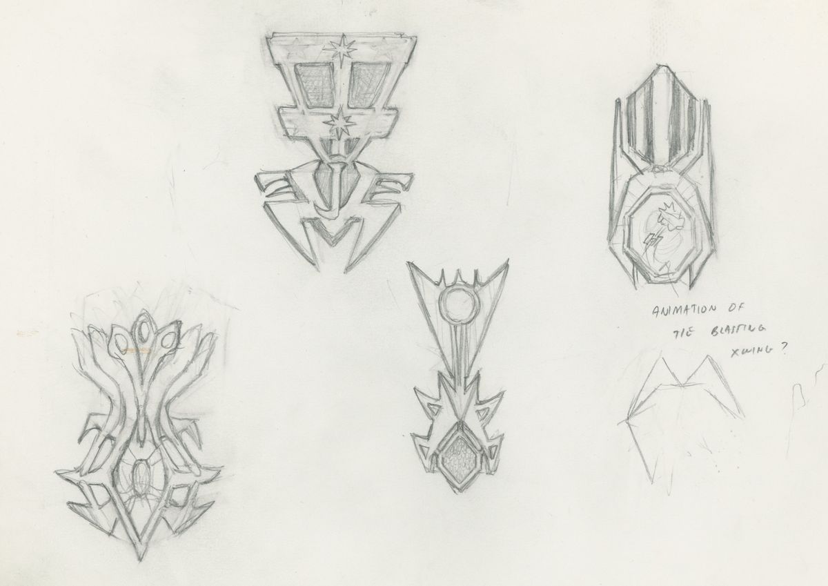 Concept art for TIE Fighter