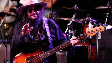 NEW ORLEANS, LA - MAY 03: (EXCLUSIVE COVERAGE) Don Was rehearses for The Musical Mojo of Dr. John: A Celebration of Mac & His Music at the Saenger Theatre on May 3, 2014 in New Orleans, Louisiana. (Photo by Skip Bolen/DJBB14/Getty Images for Blackbird Productions)
